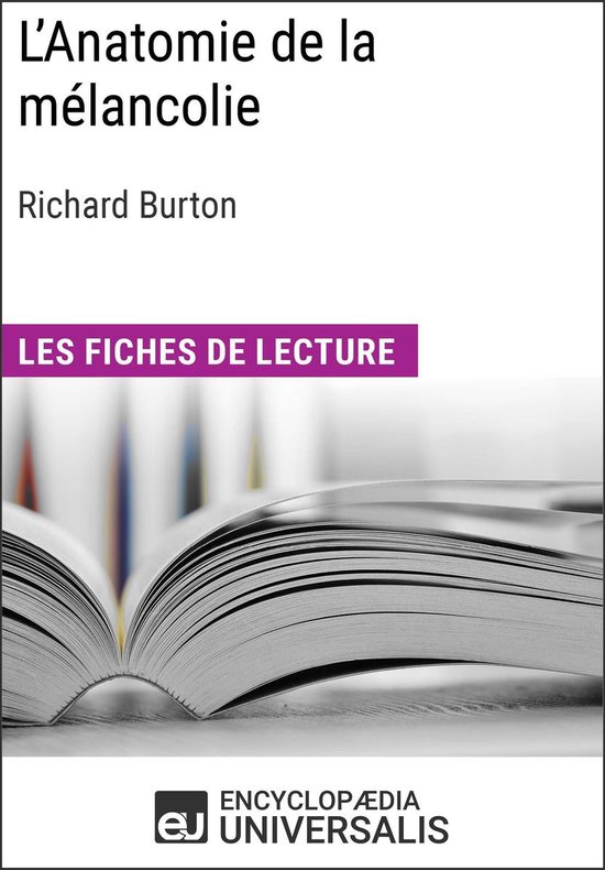 L'Anatomie de la mélancolie de Richard Burton - cover