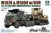 1:72 Takom 5002 M1070 Truck & M1000 Trailer w/D9R Bulldozer Plastic Modelbouwpakket