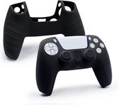 Zwart Siliconen Beschermhoes Sony PS5 Gamepad Joysticks Controller Bescherming Antislip Grip Cap