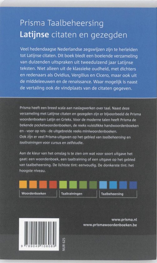 Latijnse Citaten En Gezegden, G.J.M. Bartelink