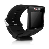 kwmobile bandje compatibel met Polar V800 - Armband voor fitnesstracker in zwart - Horlogeband