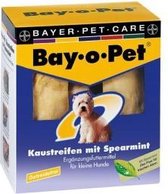 Bay-o-Pet Kauwstrips Spearmint - kleine hond (140 gr.)