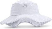 Coolibar UV bucket hoed Kinderen - Wit - Maat S/M (4-8 jaar)