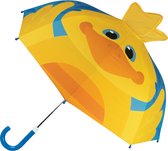 Stephen Joseph - Pop-up paraplu voor kinderen - Eend - Blauw - maat Onesize