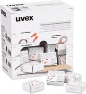Uvex oordoppen Whisper met koord, dispenser 50 paar/VE
