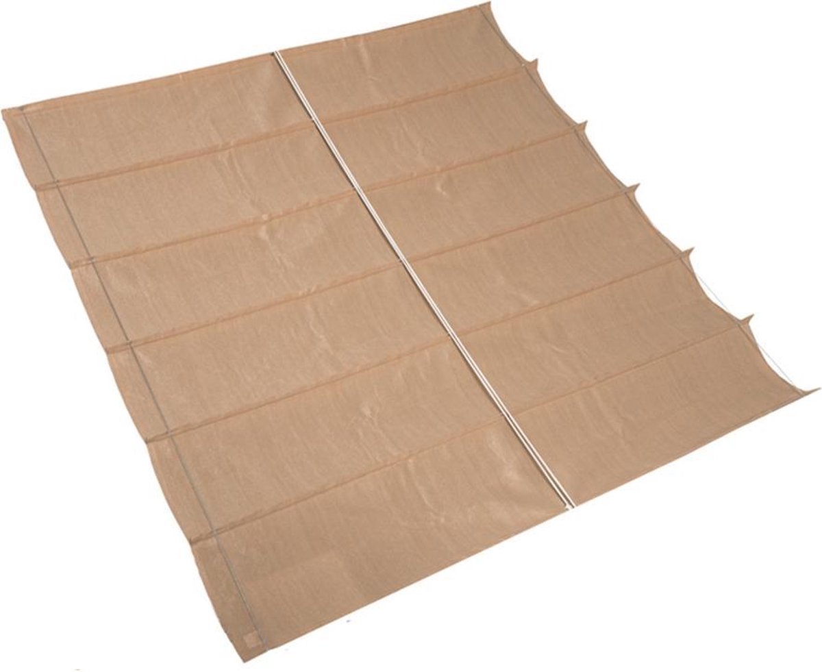 Nesling Coolfit voile d'ombrage rétractable, B370xL370cm, Sable
