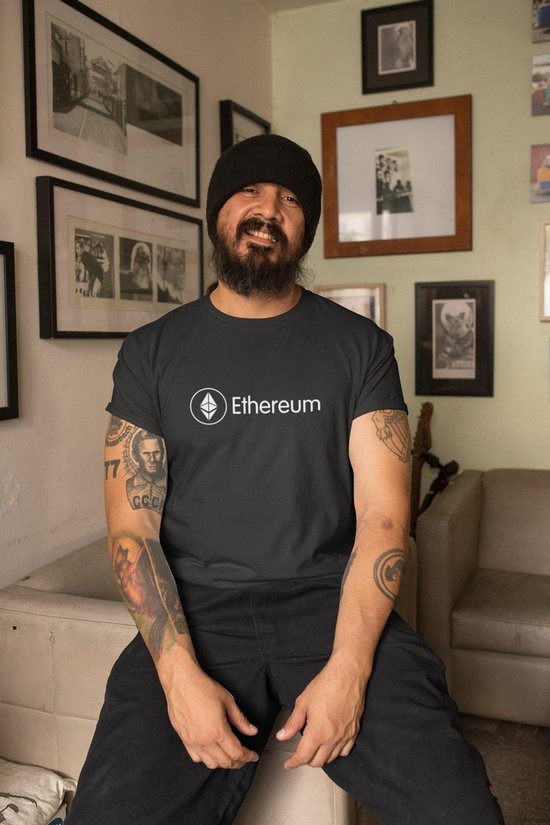 Ethereum Crypto Munt - T-Shirt - Binance Coinbase Bitcoin ETH Cardano Wallet - Maat M