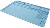 Velleman Silicone soldeermat, 550 x 350 mm, blauw
