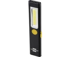 Foto: Brennenstuhl led zaklamp met accu pl 200 a ledlamp met cob led 200 lm inclusief usb oplaadkabel tot 12 uur verlichtingsduur cob met magneet en clip