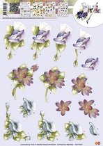 Nr. 5 Bloemen 3D-Knipvel Precious Marieke 10 stuks