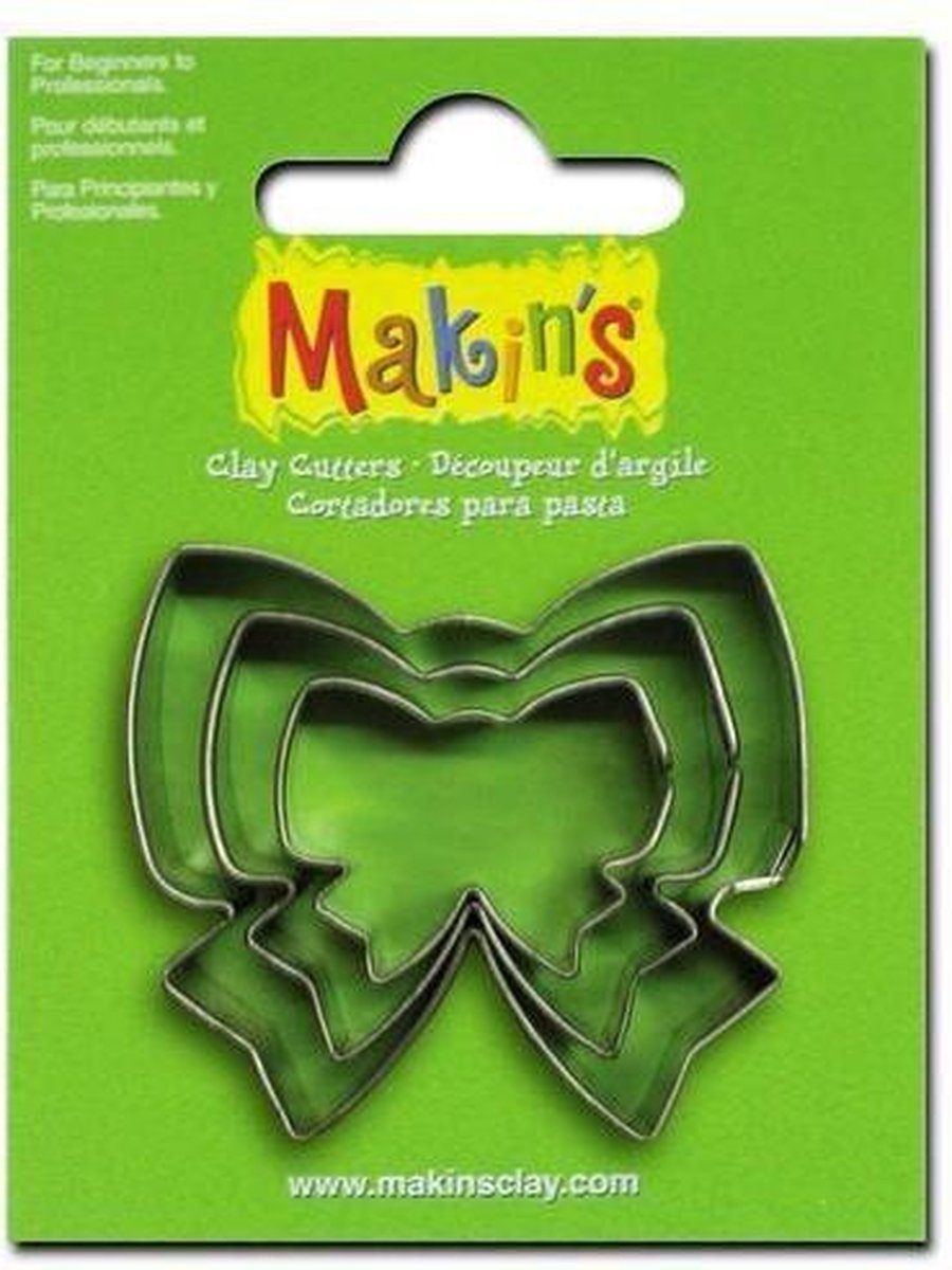 Makins clay uitsteekvorm Ribbon 3 PC Set