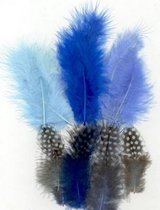 Vaessen Creative Marabou - feathers & guinea fowl - 5-13cm - Boy