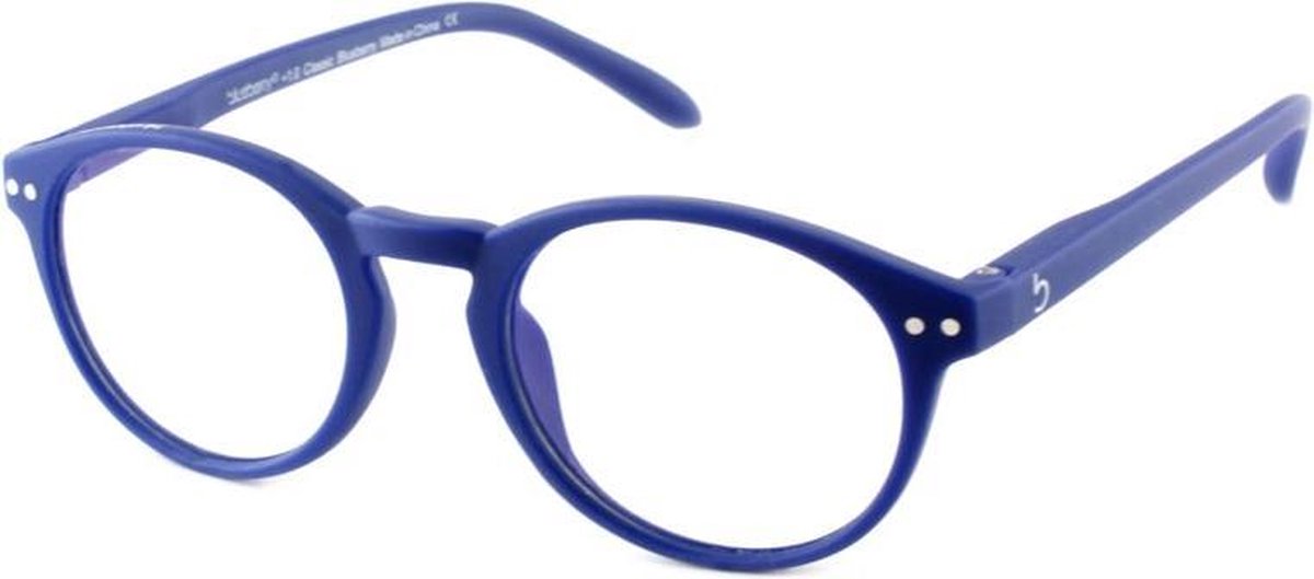 Computerbril Blueberry M blauw +2.50