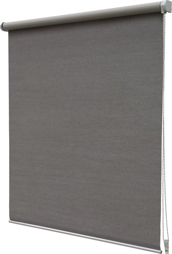 Foto: Rolgordijn verduisterend structuur gemeleerd obvious taupe 150x190cm intensions exclusive