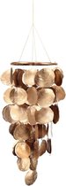 Capiz mobiel  Ø28x70cm - Capiz hanger - Naturel - schelpenhanger - schelpenmobiel - windmobiel - windgong - zeester