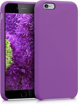 kwmobile telefoonhoesje voor Apple iPhone 6 / 6S - Hoesje met siliconen coating - Smartphone case in pastel lila
