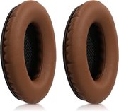 kwmobile 2x oorkussens compatibel met Bose Quietcomfort - Earpads voor koptelefoon in donkerbruin