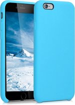 kwmobile telefoonhoesje voor Apple iPhone 6 / 6S - Hoesje met siliconen coating - Smartphone case in lichtblauw