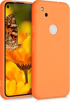 kwmobile telefoonhoesje voor Google Pixel 4a - Hoesje voor smartphone - Back cover in fruitig oranje
