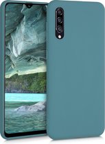 kwmobile telefoonhoesje voor Samsung Galaxy A30s - Hoesje voor smartphone - Back cover in Arctische nacht