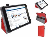 """Folding cover voor 8 inch tablets, ultieme cover!, rood , merk i12Cover"""
