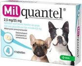 Milquantel Kleine Hond/pup (2.5 mg) - 4 tabletten