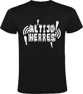 Altijd herres Heren t-shirt | herres | herrie | meme | Nederlands | grappig | cadeau | Zwart