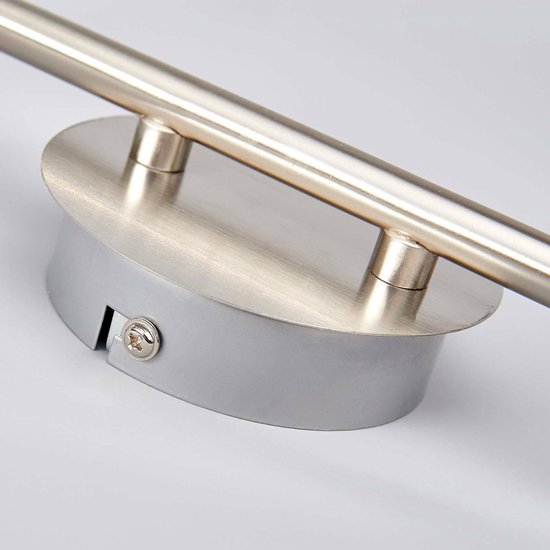 Lindby - Plafonnier LED - 6 lumières - métal, verre - H : 19,5 cm - E14 - nickel mat, blanc opale - Sources lumineuses incluses