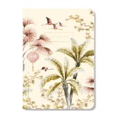 Creative Lab Amsterdam stationery - Notitieboek - Oriental Flamingo Flight design - A5 formaat