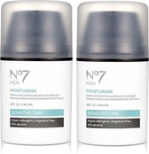No7 Men Sensitive Moisturiser SPF15 2x15ml