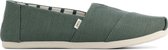 Toms Vrouwen Stof Espadrilles / Damesschoenen  -   Alpargata riviera - Groen - maat 37.5