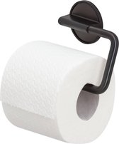 Tiger Tune -  Porte-rouleau papier toilette sans rabat - Noir Métal brossé / Noir