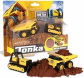 Tonka Bulldozer En Laadwagen Junior Staal Geel/zwart