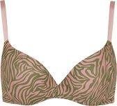 Sapph Comfort Light Pu Bra Dames Zebra Print-70D