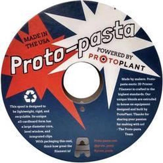 Filamento Magnetico Proto-pasta Per Stampa 3D - Effetto Ferro E Ruggine - 1,75 Mm, 500 G - Grigio