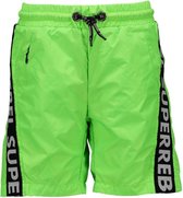 Swim Short Text Tape Gecko Green