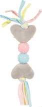Zolux puppy plush hart grijs - 6,5x3x20 cm - 1 stuks