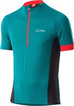 Löffler Fietsshirt Jersey Hz Pure Polyester Turquoise Maat 56