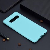 Voor Galaxy S10 + Candy Color TPU Case (groen)