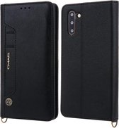 Voor Galaxy Note10 CMai2 Kaka-serie Litchi Texture horizontale flip lederen tas met houder en kaartsleuven (zwart)