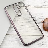 Voor Geschikt voor Xiaomi Redmi Note 8 Pro Transparant TPU Anti-drop en waterdichte mobiele telefoon beschermhoes (zwart)