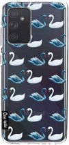 Casetastic Samsung Galaxy A52 (2021) 5G / Galaxy A52 (2021) 4G Hoesje - Softcover Hoesje met Design - Swan Party Print