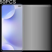 50 STKS 0.26mm 9H Oppervlakte Hardheid 2.5D Explosieveilige Gehard Glas Half Screen Film Voor Xiaomi Redmi K30
