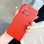 Voor VIVO Y3 / Y17 All-inclusive Pure Prime Skin Plastic Case met Lens Ring Protection Cover (Rood)