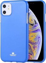 GOOSPERY JELLY TPU schokbestendig en krasvast hoesje voor iPhone 11 (blauw)