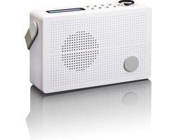 Lenco PDR-030WH - Draagbare DAB Radio met FM en DAB+ ontvangst - Wekkerradio met Snooze functie - Wit