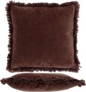 Unique Living sierkussen - Mimmie - 45x45cm - bison brown