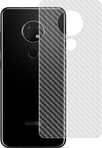 Voor Nokia 7.2 IMAK Carbon Fiber Pattern PVC Back Protective Film