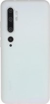 Voor Geschikt voor Xiaomi Mi CC9 Pro / Mi Note 10 / Mi Note 10 Pro Frosted Candy-gekleurde ultradunne TPU Case (wit)