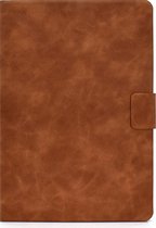Amazon Fire HD 8 (2020) 10th gen. Hoes - Mobigear - Folio Serie - Kunstlederen Bookcase - Bruin - Hoes Geschikt Voor Amazon Fire HD 8 (2020) 10th gen.